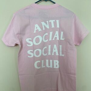 Anti Social Social Club Logo Pink Tee SS20
